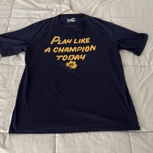 Under Armour Navy Blue Champion Tee